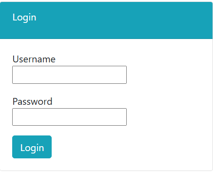 The login dialog box which each user is prompted with upon entering the site.